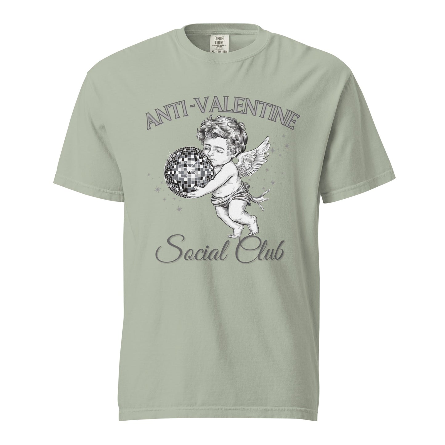 Anti Valentine Social Club Comfort Colors T-Shirt - Not Your Mama's Fave