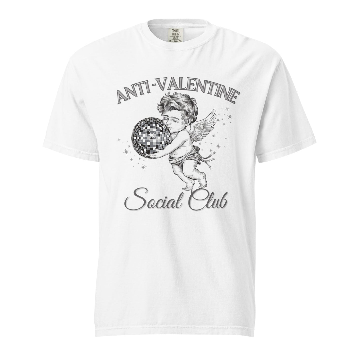 Anti Valentine Social Club Comfort Colors T-Shirt - Not Your Mama's Fave