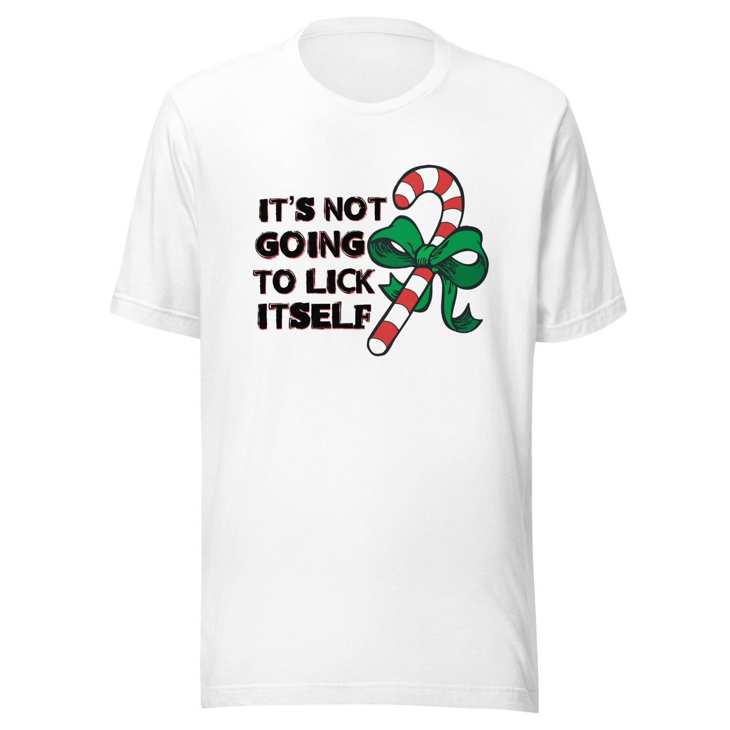 Candy Cane Unisex T-Shirt - Not Your Mama's Fave
