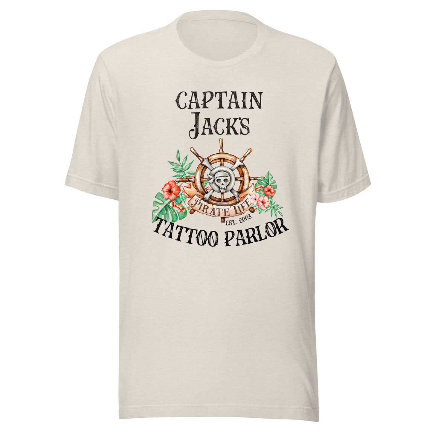 Captain Jack’s Tattoo Parlor Unisex T-Shirt - Not Your Mama's Fave