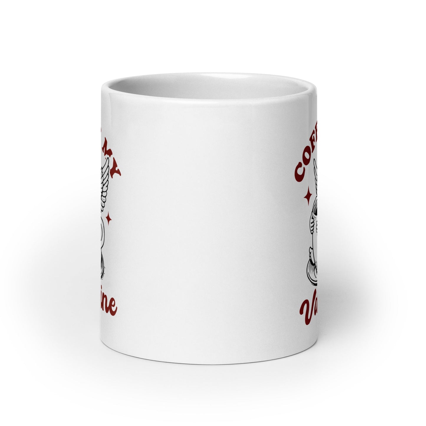 Coffee Is My Valentine (Black & Red) Coffee Mug - Not Your Mama's Fave