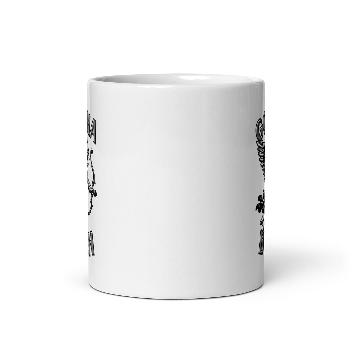 Cupid Gotcha Bitch (Black) Coffee Mug - Not Your Mama's Fave