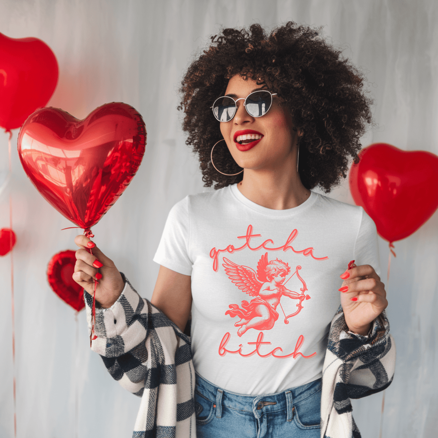 Cupid Gotcha Bitch Unisex T-Shirt - Not Your Mama's Fave