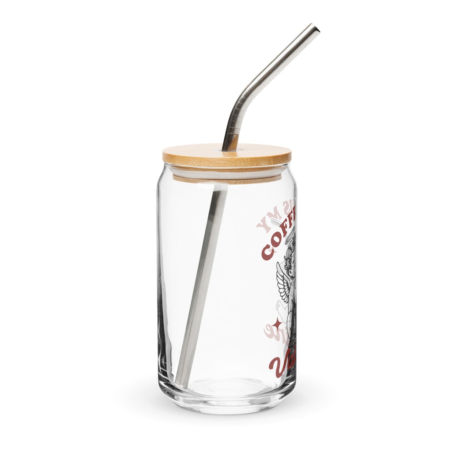 Iced Coffee Is My Valentine Can - Shaped Glass - Not Your Mama's Fave