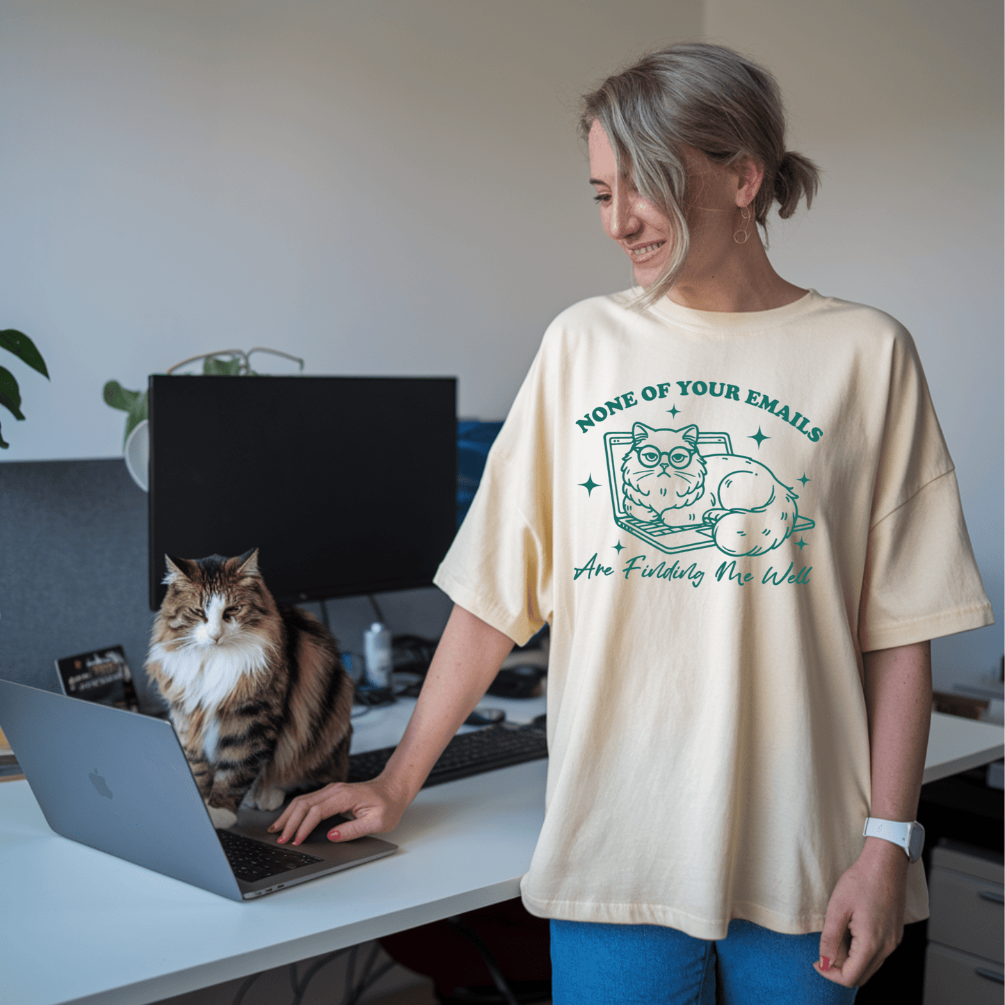 None Of Your Emails Are Finding Me Well (Green) Unisex T-Shirt - Not Your Mama's Fave