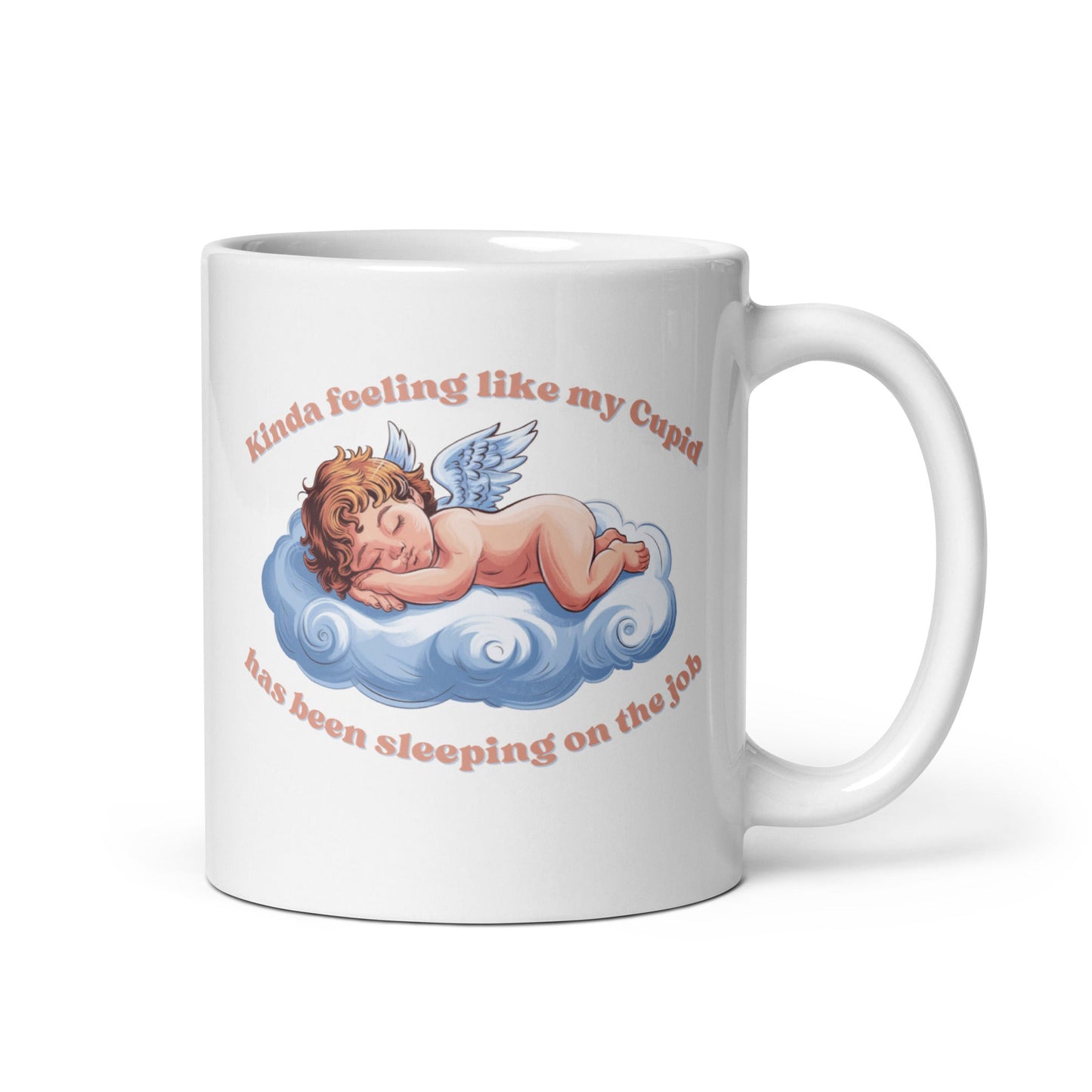 Sleeping Cupid Coffee Mug - Not Your Mama's Fave