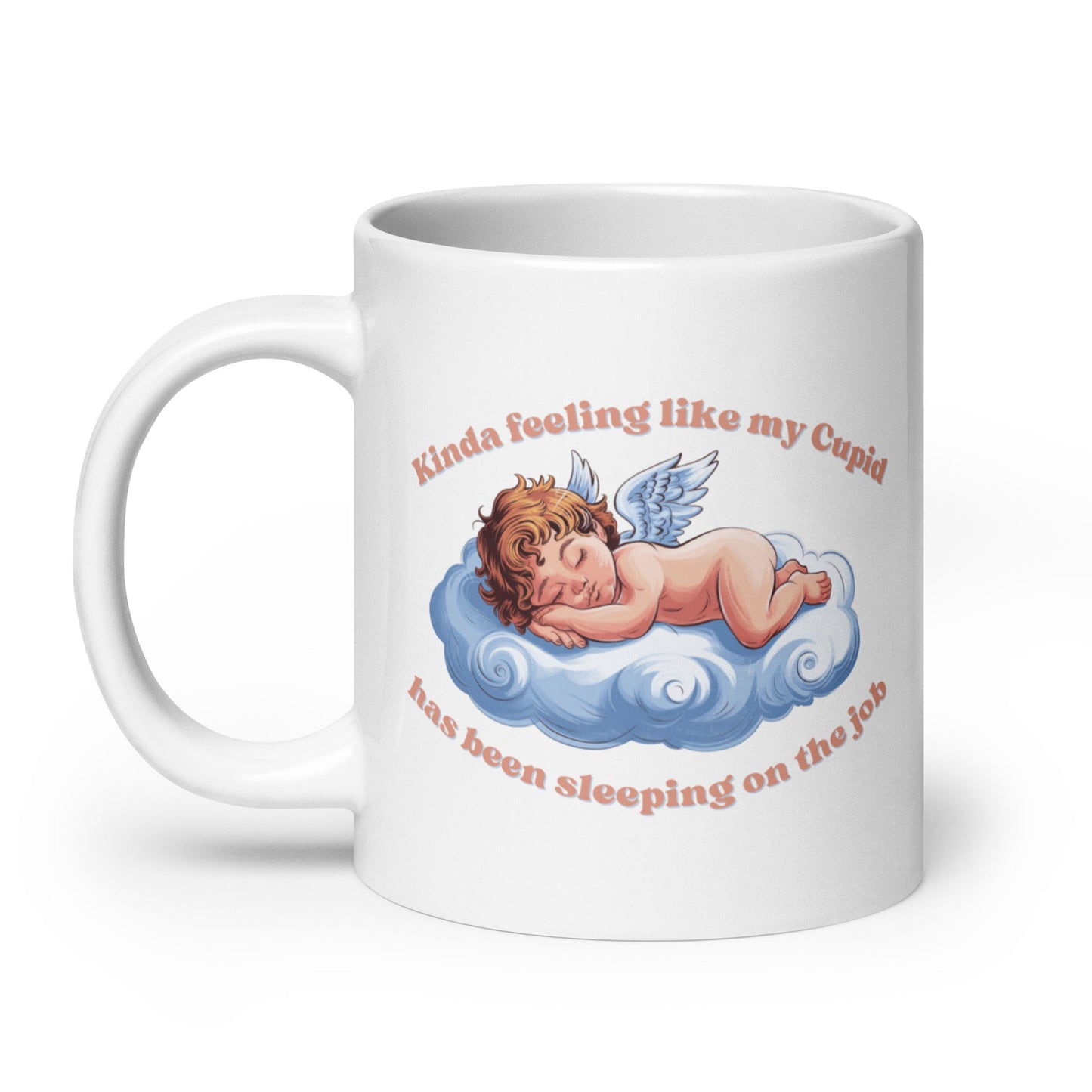 Sleeping Cupid Coffee Mug - Not Your Mama's Fave