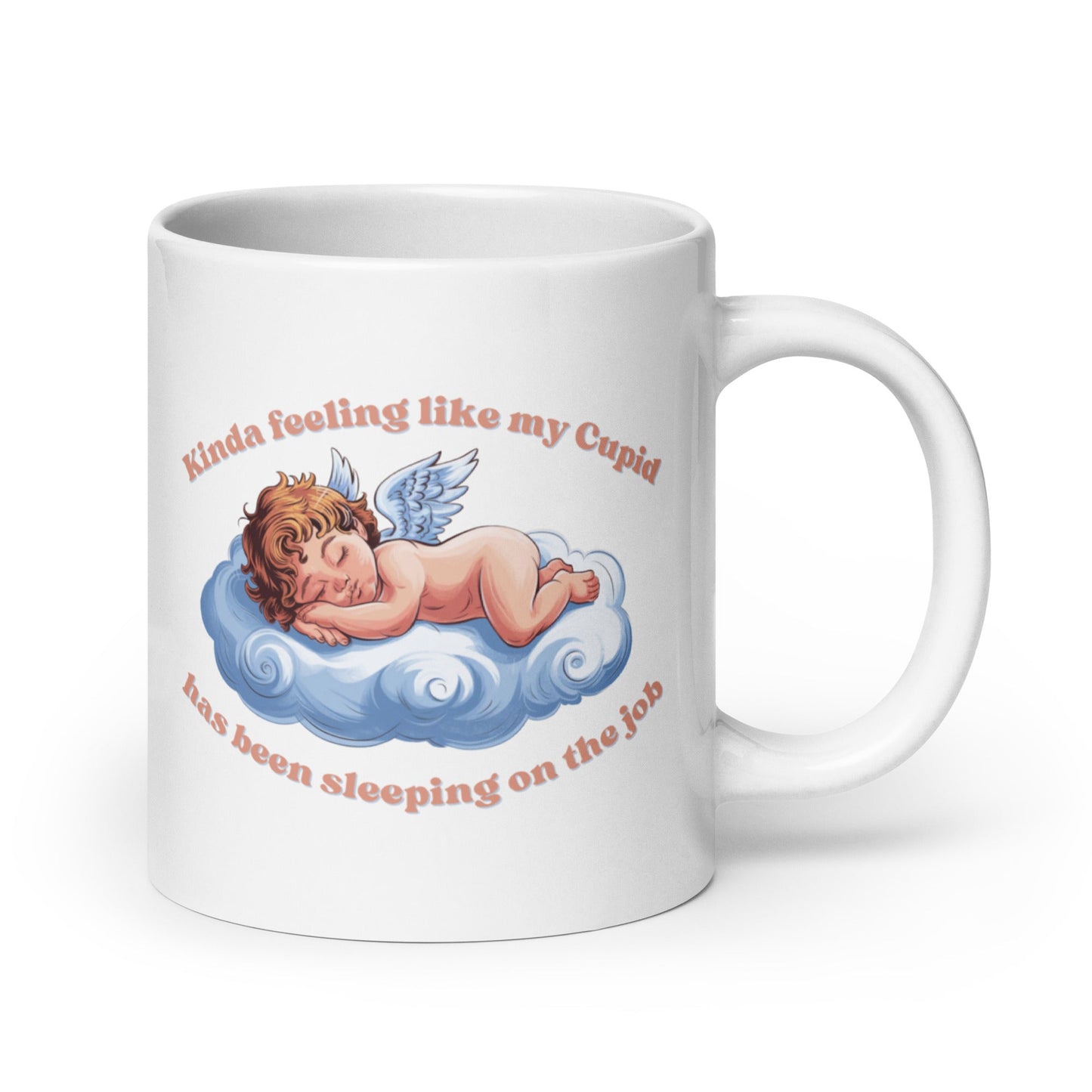 Sleeping Cupid Coffee Mug - Not Your Mama's Fave