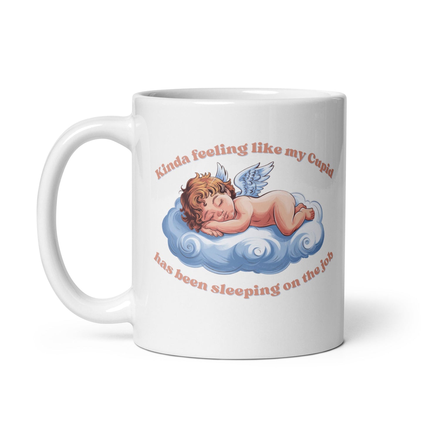 Sleeping Cupid Coffee Mug - Not Your Mama's Fave