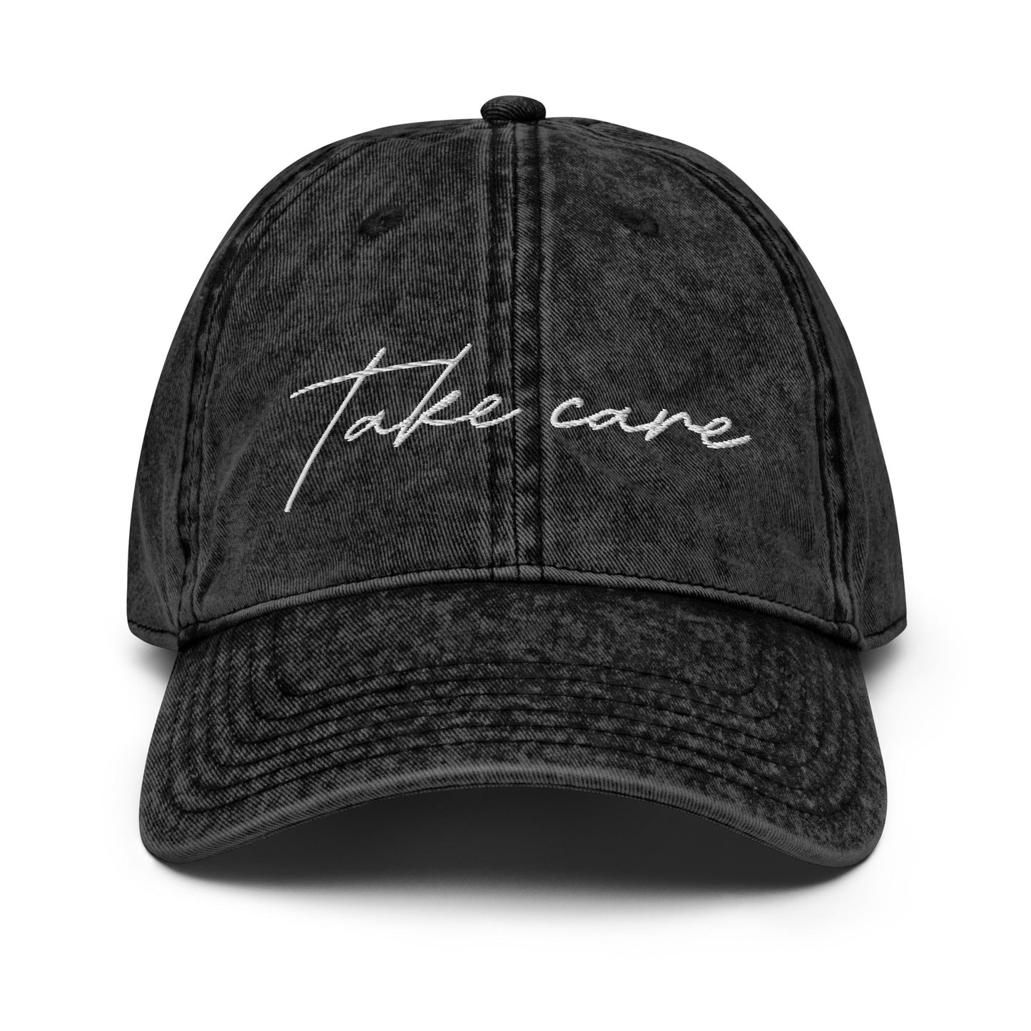 Take Care Vintage Cotton Cap - Not Your Mama's Fave