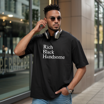 Rich Black Handsome Unisex T-Shirt