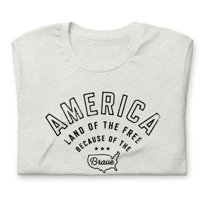 America Land of the Free Unisex T-Shirt - Not Your Mama's Fave