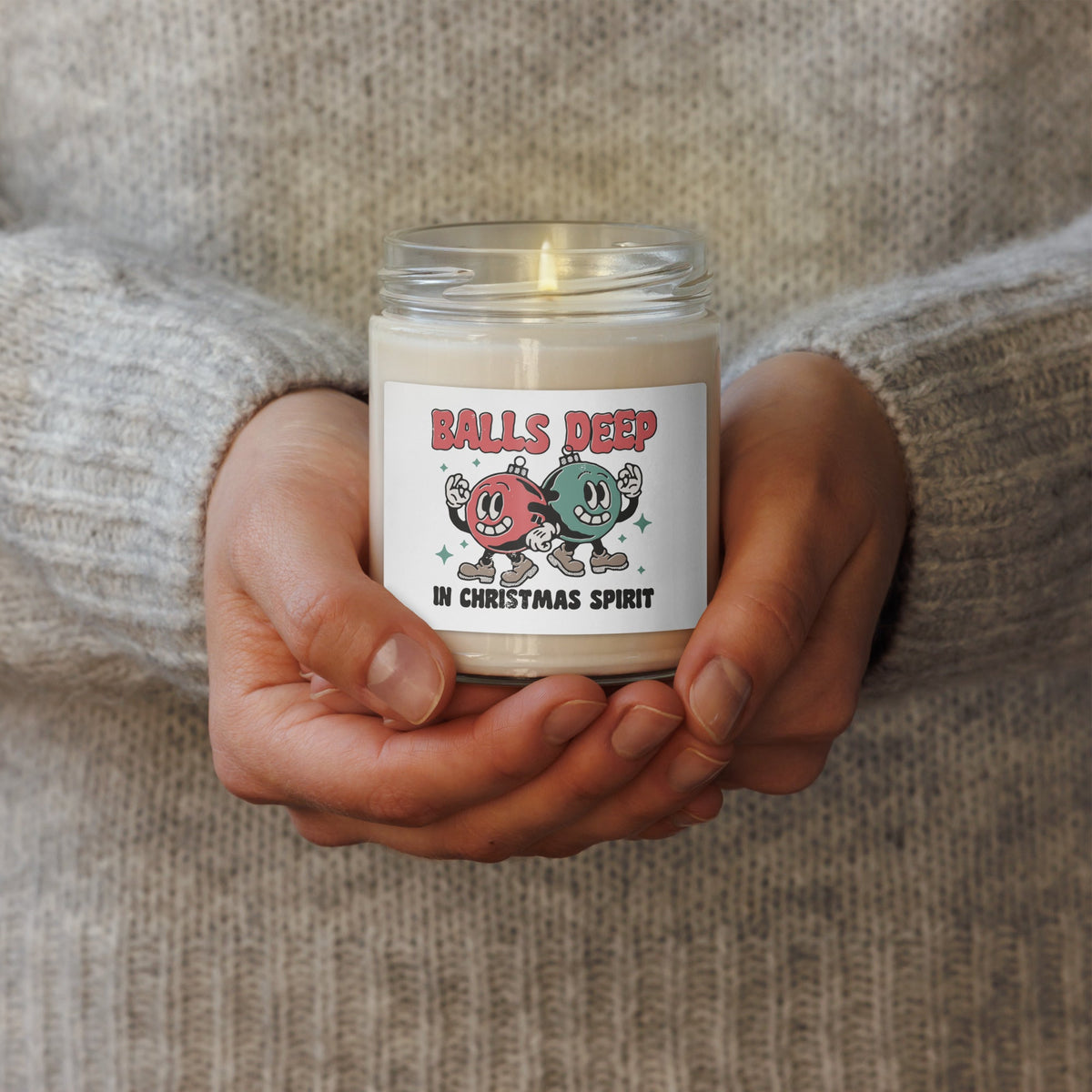 Balls Deep Scented Soy Candle - Not Your Mama's Fave