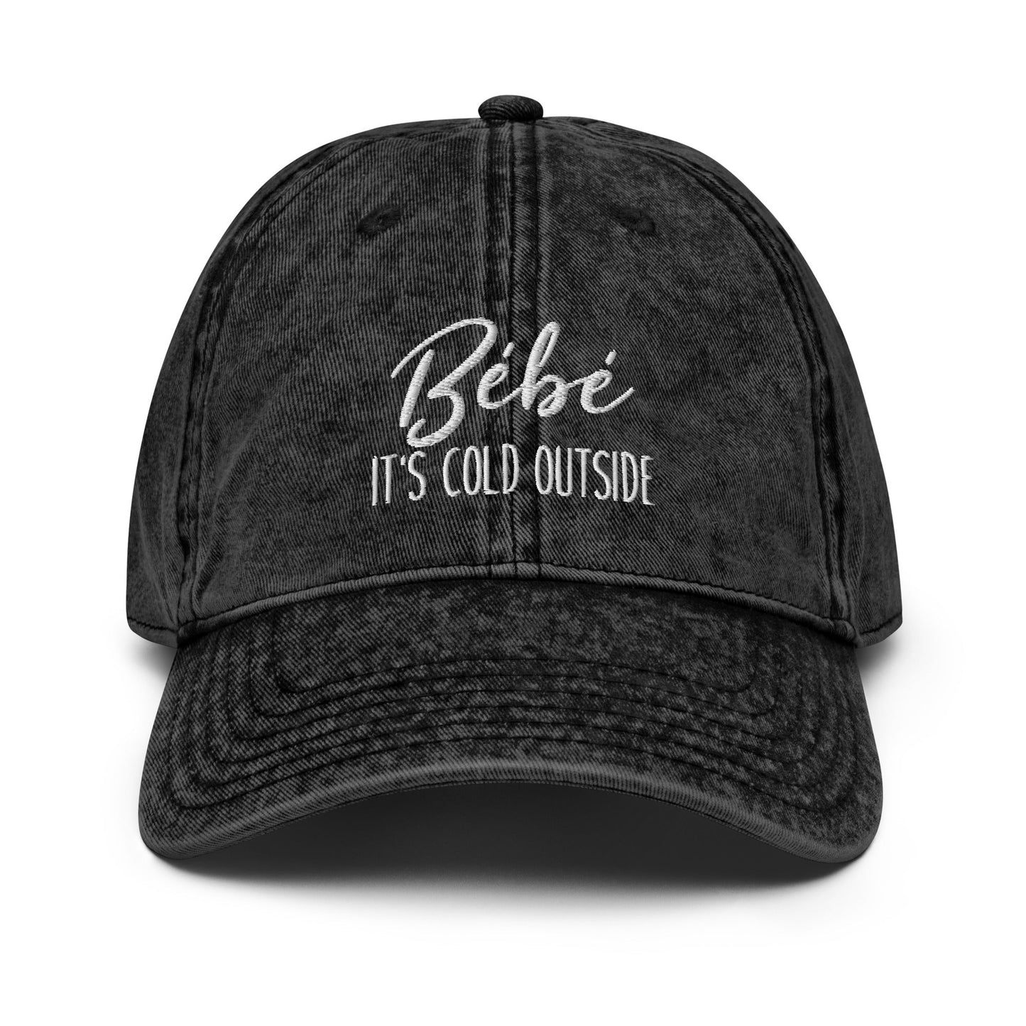 Bebe It's Cold Outside Vintage Cotton Cap - Not Your Mama's Fave