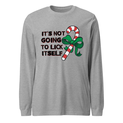 Candy Cane Unisex Long Sleeve Tee - Not Your Mama's Fave