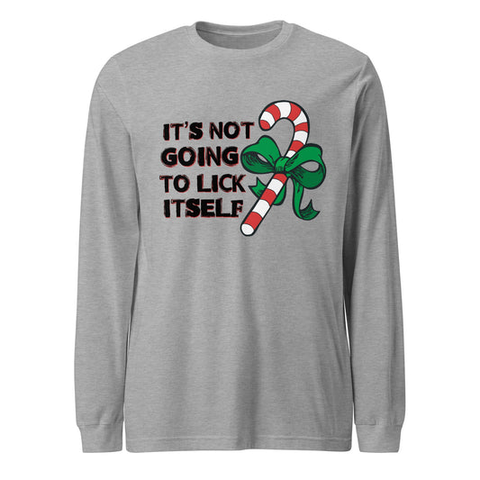 Candy Cane Unisex Long Sleeve Tee - Not Your Mama's Fave