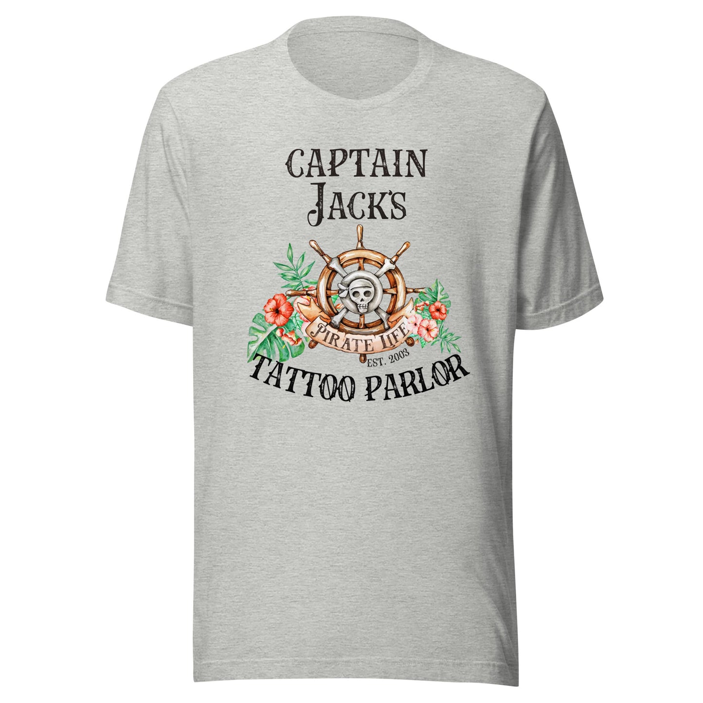 Captain Jack’s Tattoo Parlor Unisex T-Shirt - Not Your Mama's Fave