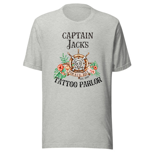 Captain Jack’s Tattoo Parlor Unisex T-Shirt - Not Your Mama's Fave
