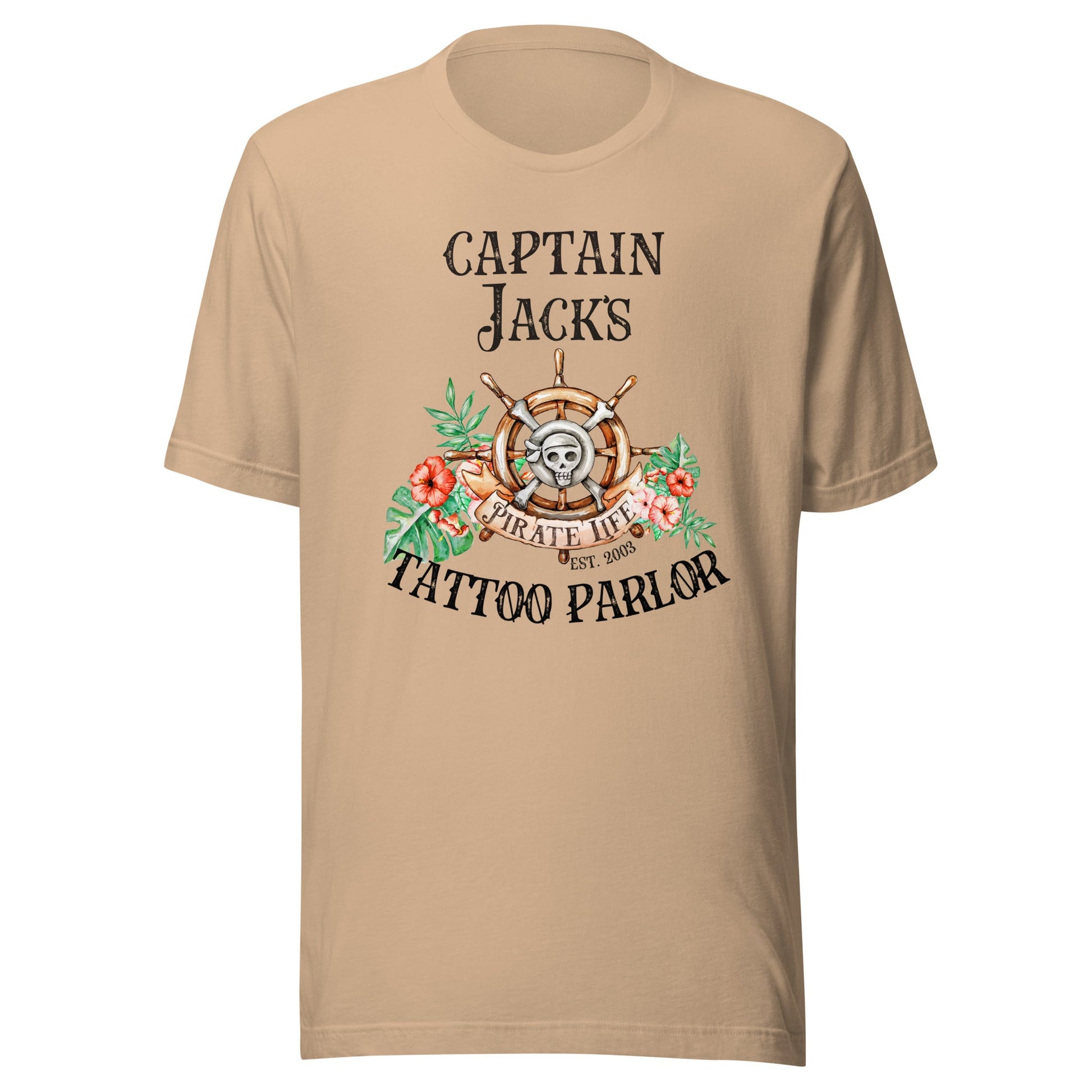 Captain Jack’s Tattoo Parlor Unisex T-Shirt - Not Your Mama's Fave