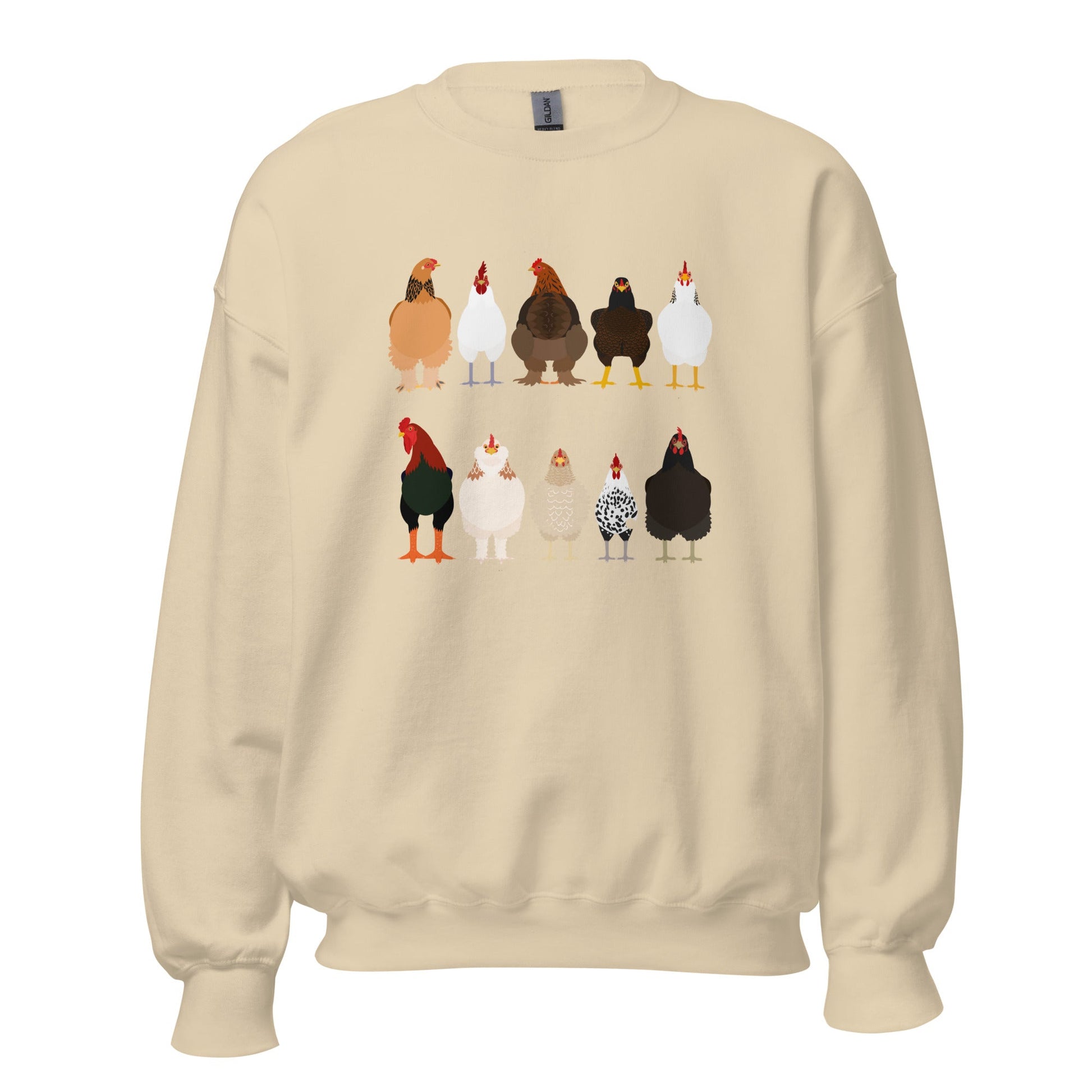 Chicken Breeds Unisex Sweatshirt - Not Your Mama's Fave