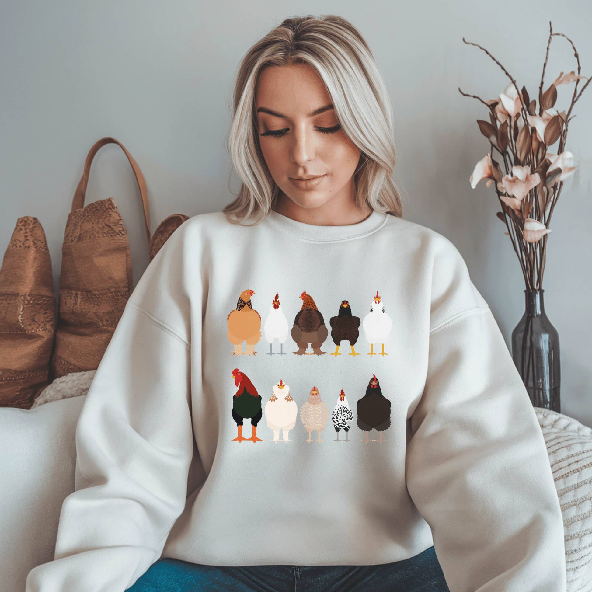 Chicken Breeds Unisex Sweatshirt - Not Your Mama's Fave