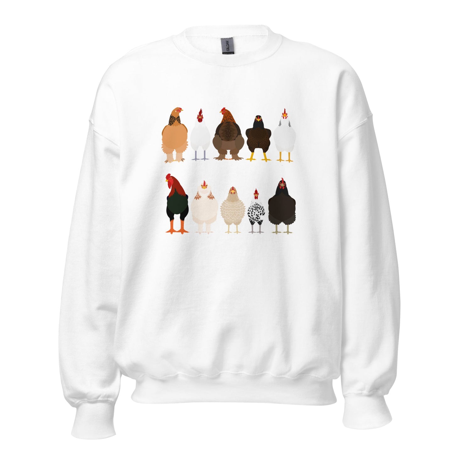Chicken Breeds Unisex Sweatshirt - Not Your Mama's Fave