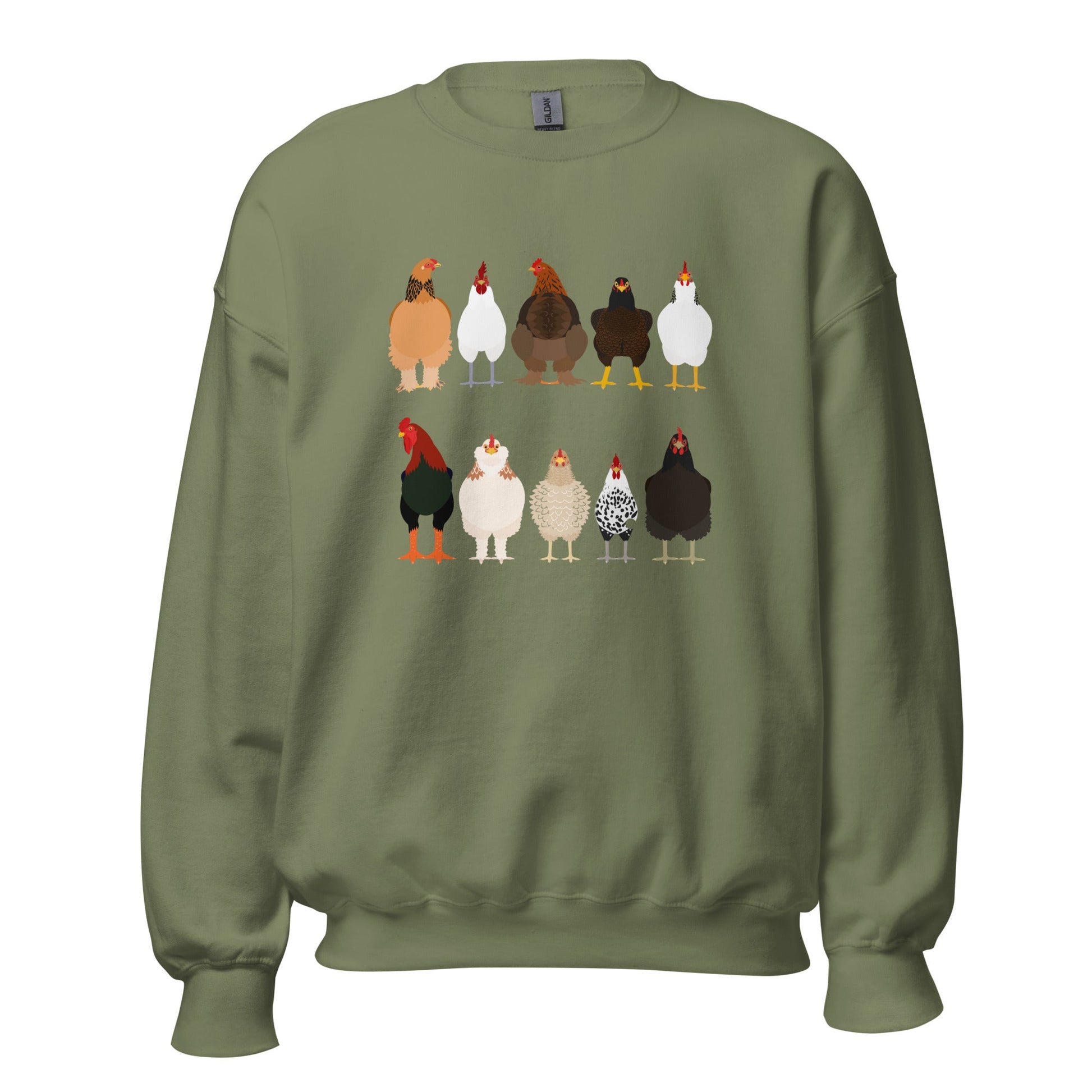 Chicken Breeds Unisex Sweatshirt - Not Your Mama's Fave