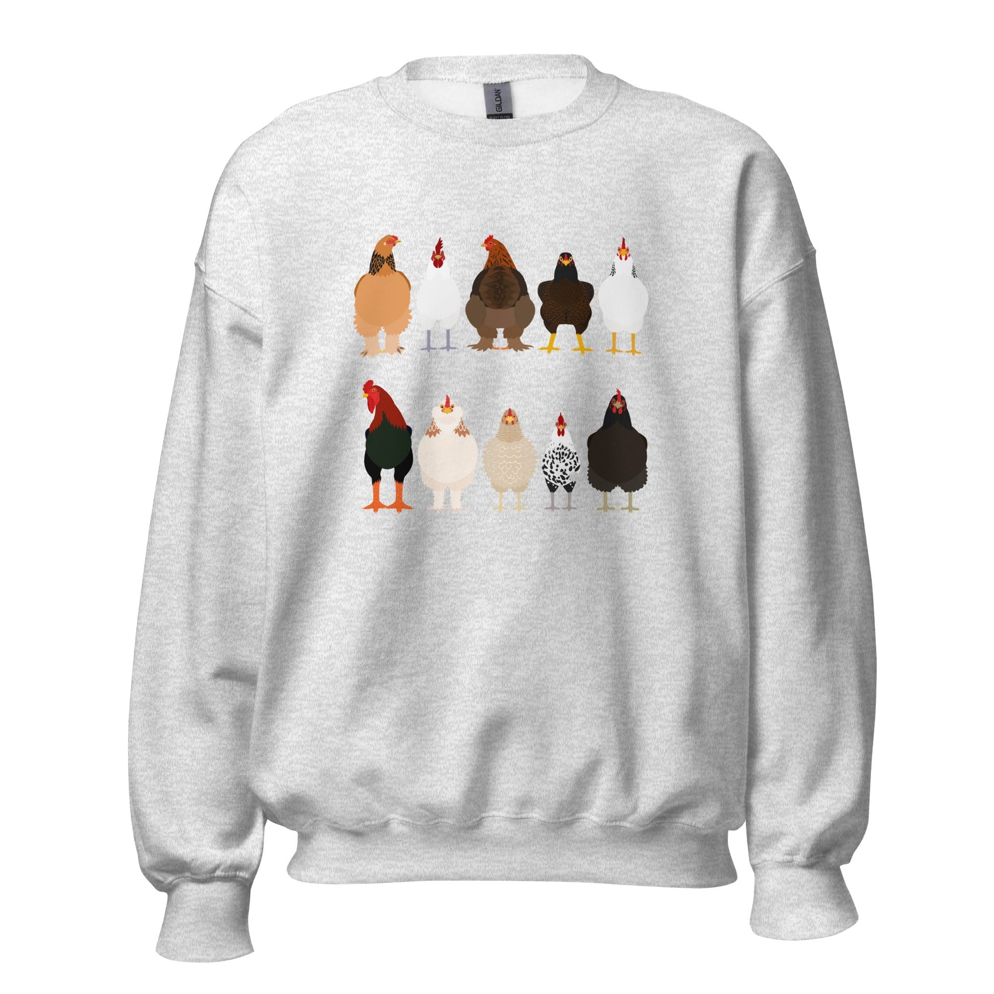 Chicken Breeds Unisex Sweatshirt - Not Your Mama's Fave
