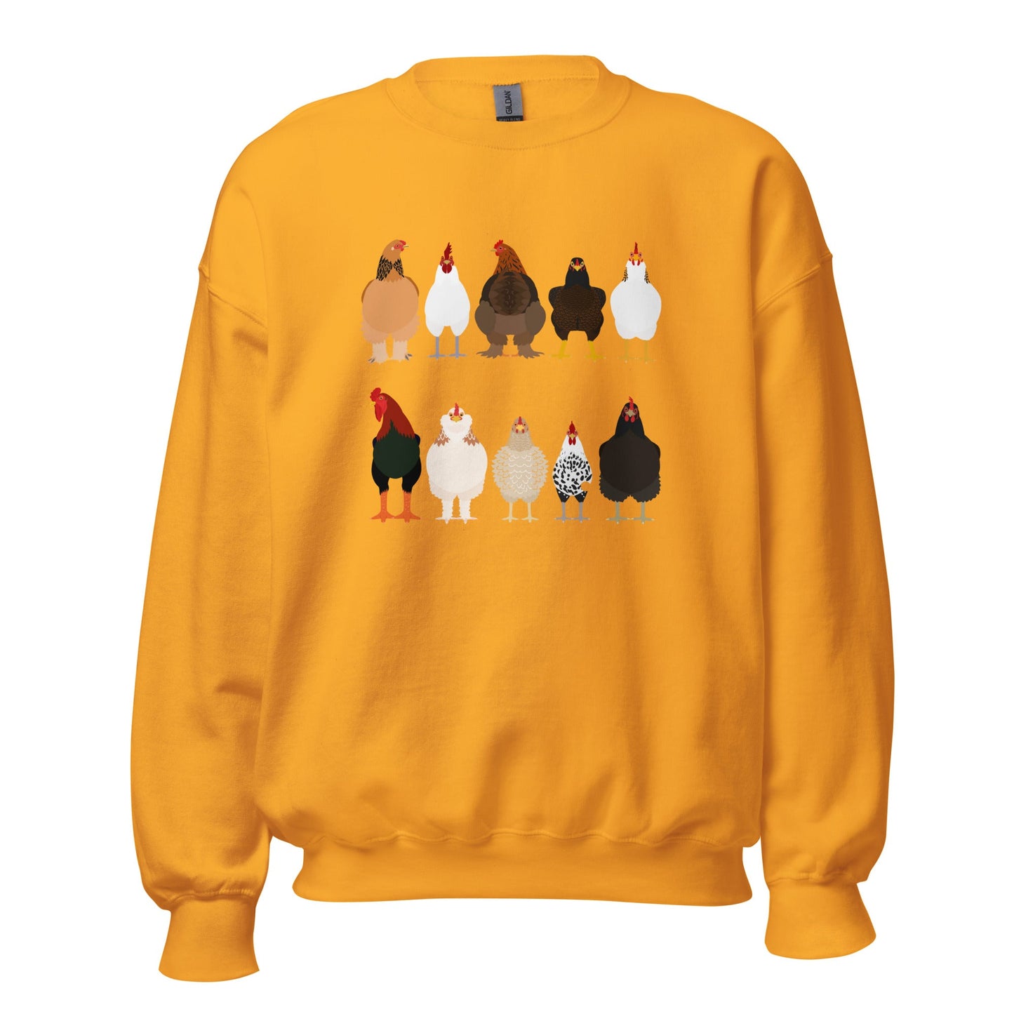 Chicken Breeds Unisex Sweatshirt - Not Your Mama's Fave