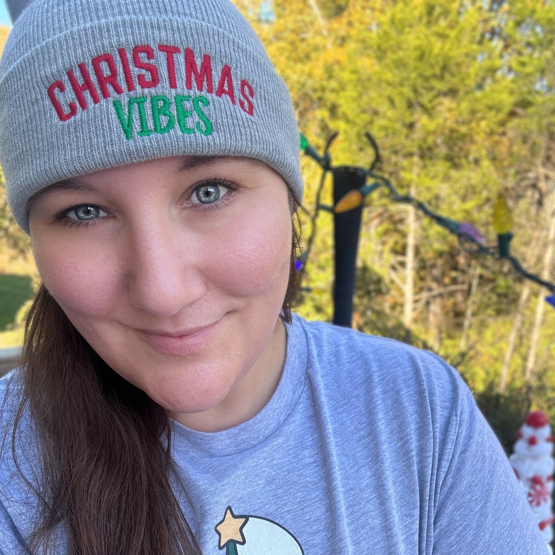 Christmas Vibes Cuffed Beanie - Not Your Mama's Fave