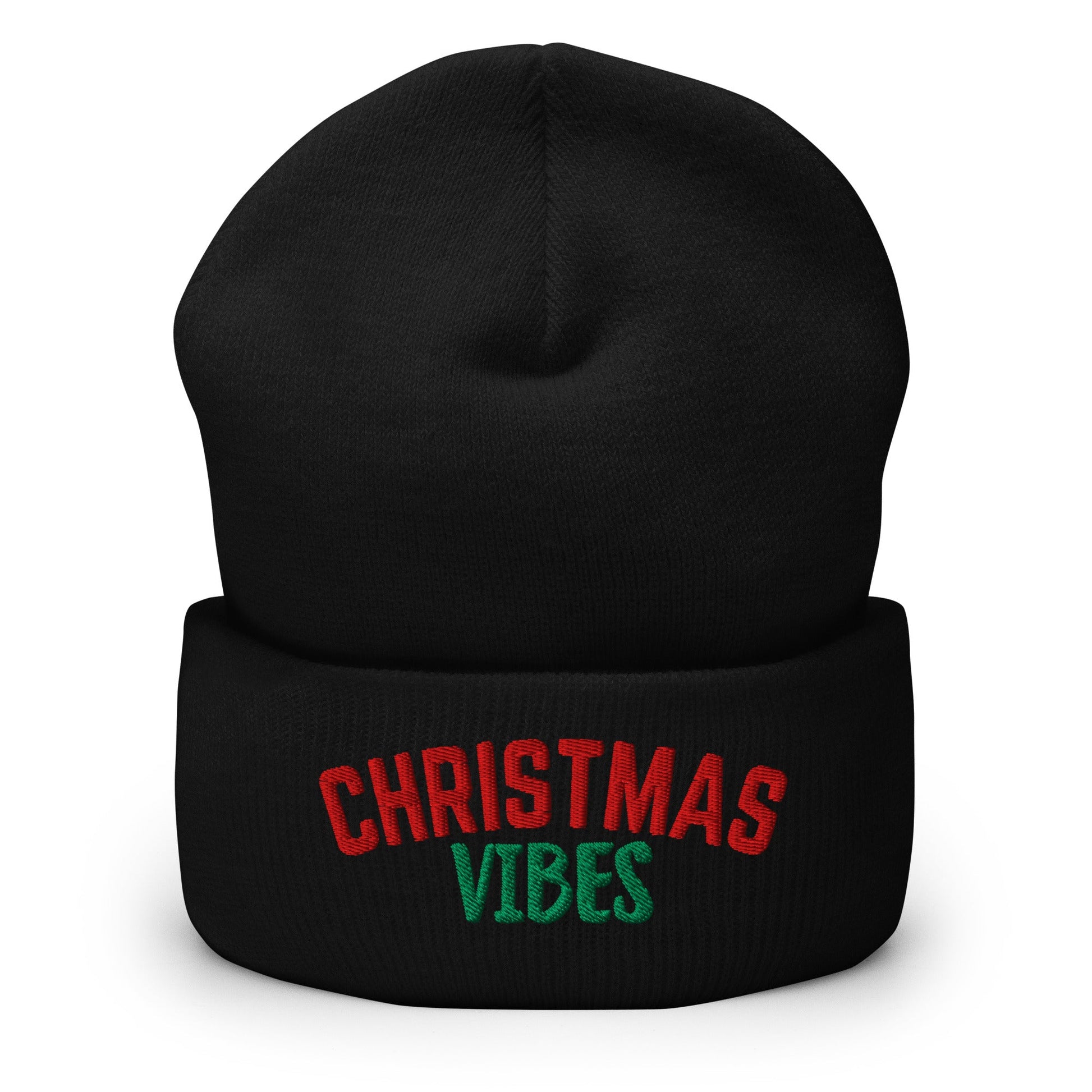 Christmas Vibes Cuffed Beanie - Not Your Mama's Fave