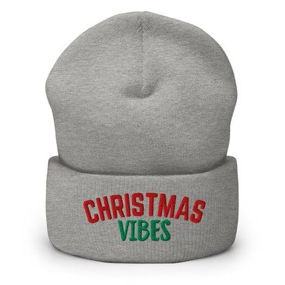 Christmas Vibes Cuffed Beanie - Not Your Mama's Fave