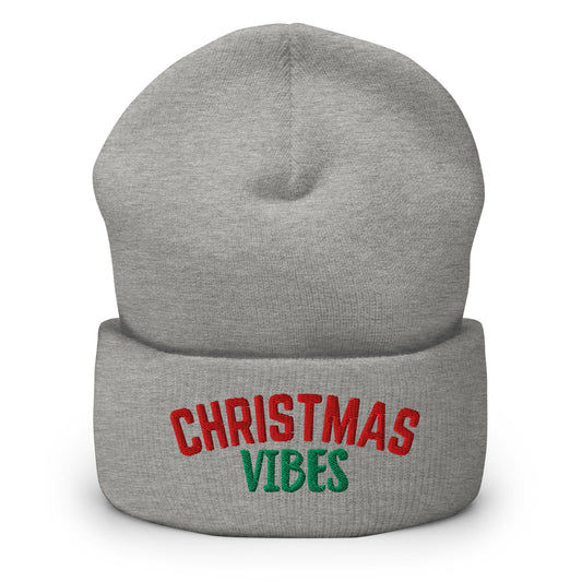 Christmas Vibes Cuffed Beanie - Not Your Mama's Fave
