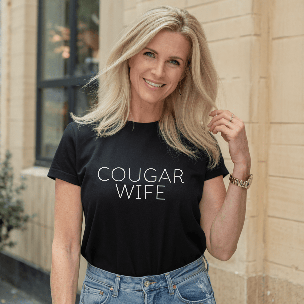 Cougar Wife Unisex T-Shirt - Not Your Mama's Fave