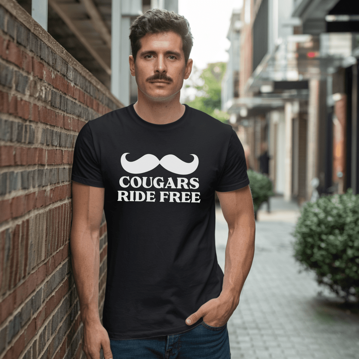 Cougars Ride Free Unisex T-Shirt - Not Your Mama's Fave