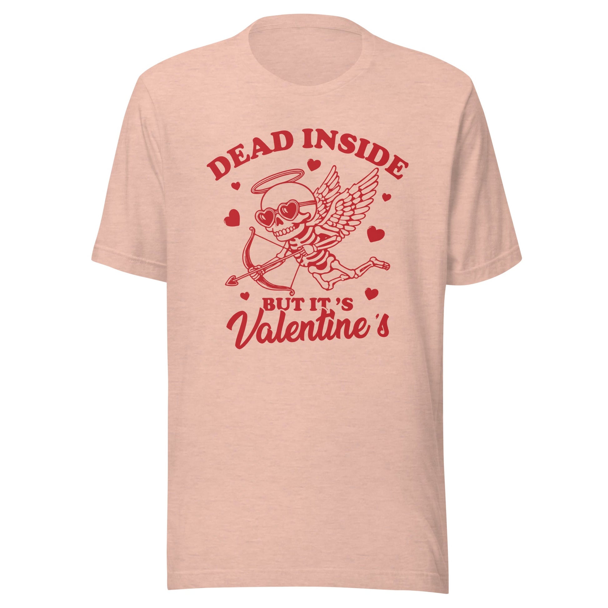 Dead Inside But It's Valentine's (Red) Unisex T-Shirt - Not Your Mama's Fave