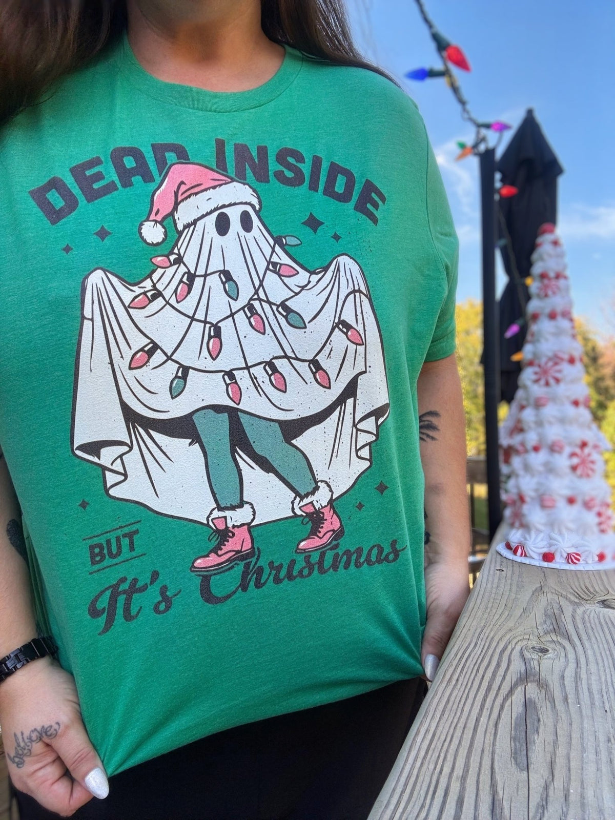 Dead Inside Christmas Unisex T-Shirt - Not Your Mama's Fave