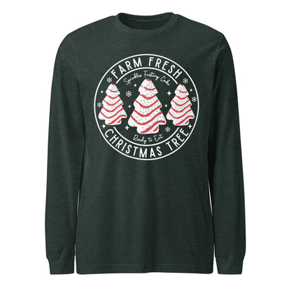 Farm Fresh Trees Unisex Long Sleeve Tee - Not Your Mama's Fave