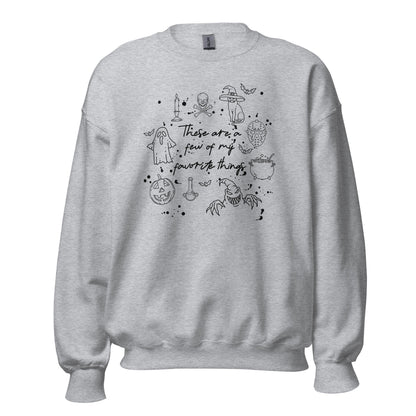 Favorite Halloween Things Unisex Sweatshirt - Not Your Mama's Fave