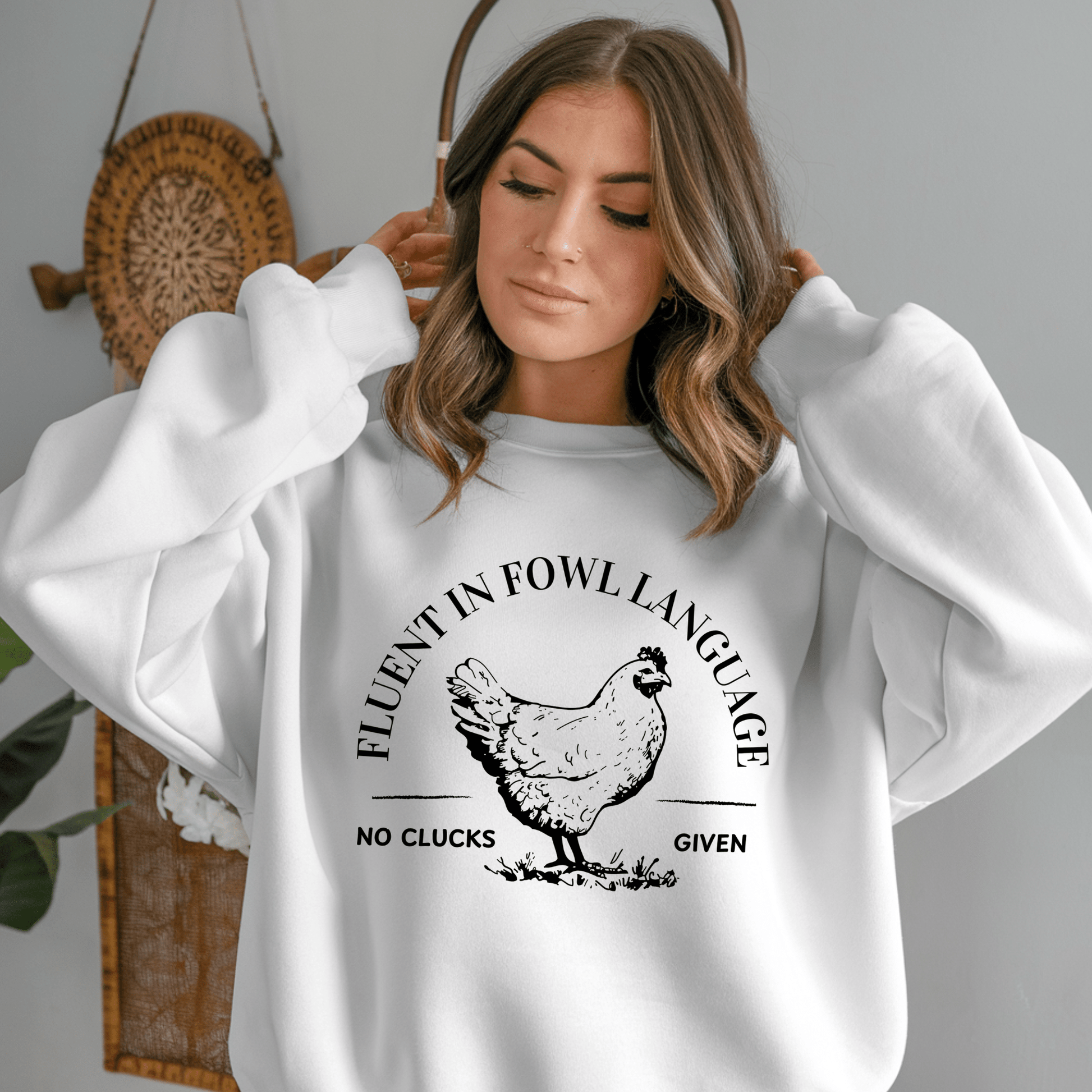 Fluent In Fowl Language Unisex Sweatshirt - Not Your Mama's Fave