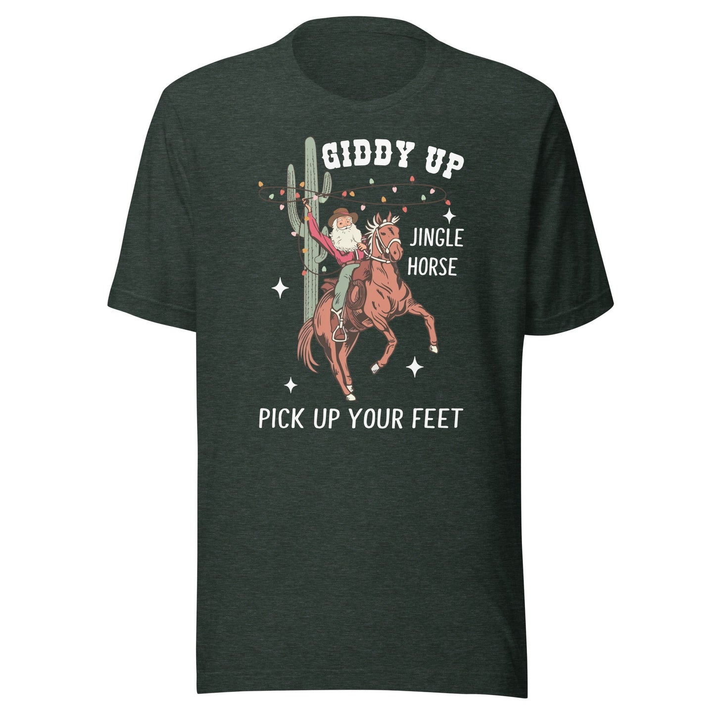 Giddy Up Jingle Horse Unisex T-Shirt - Not Your Mama's Fave