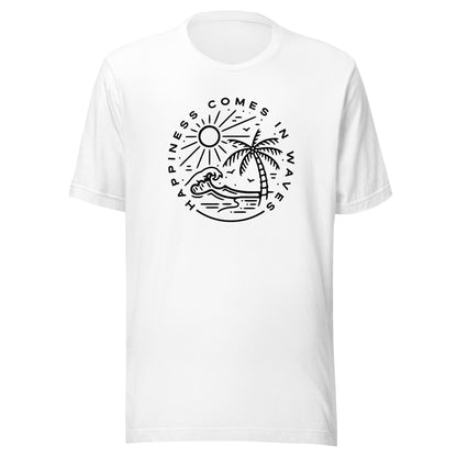 Happiness Comes In Waves Unisex T-Shirt - Not Your Mama's Fave