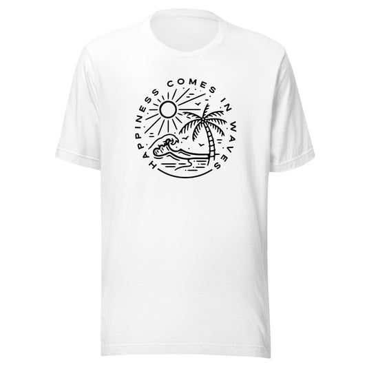 Happiness Comes In Waves Unisex T-Shirt - Not Your Mama's Fave