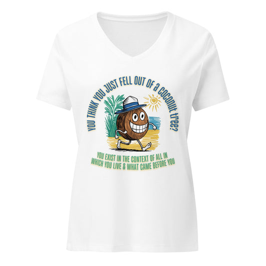 Happy Coconut Women’s Relaxed V - Neck T-Shirt - Not Your Mama's Fave