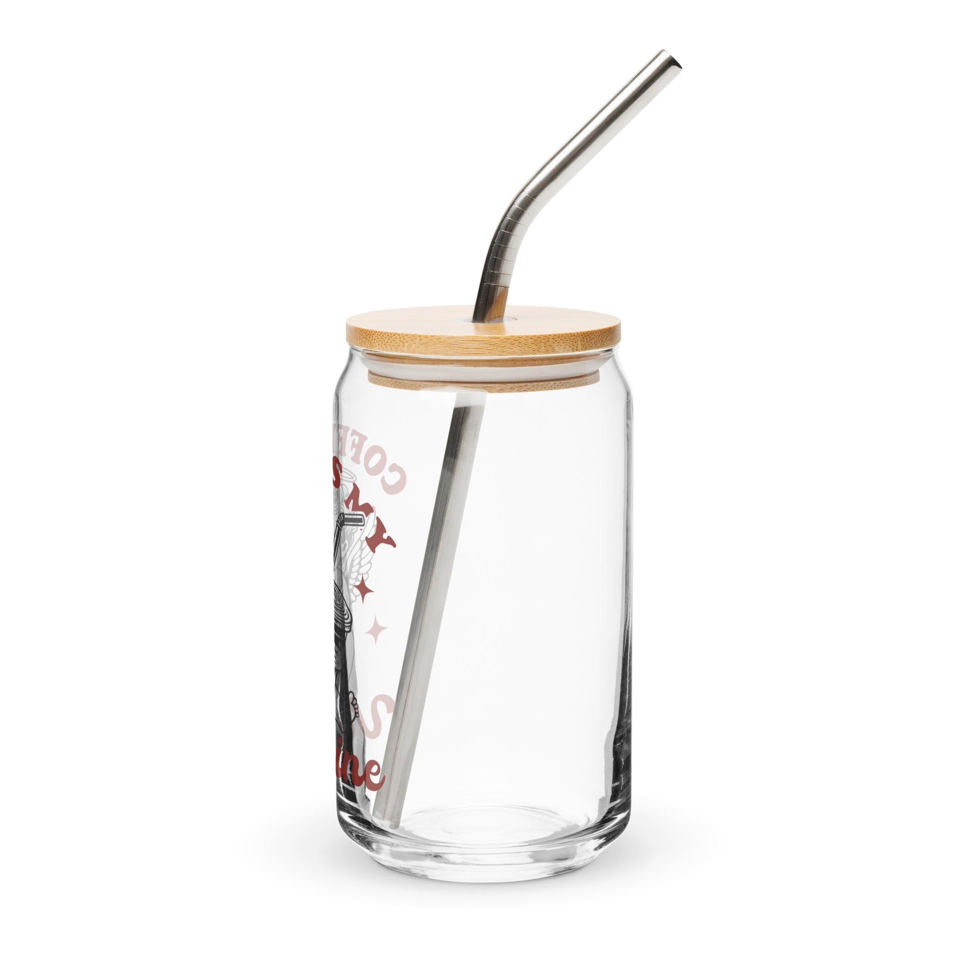 Iced Coffee Is My Valentine Can - Shaped Glass - Not Your Mama's Fave