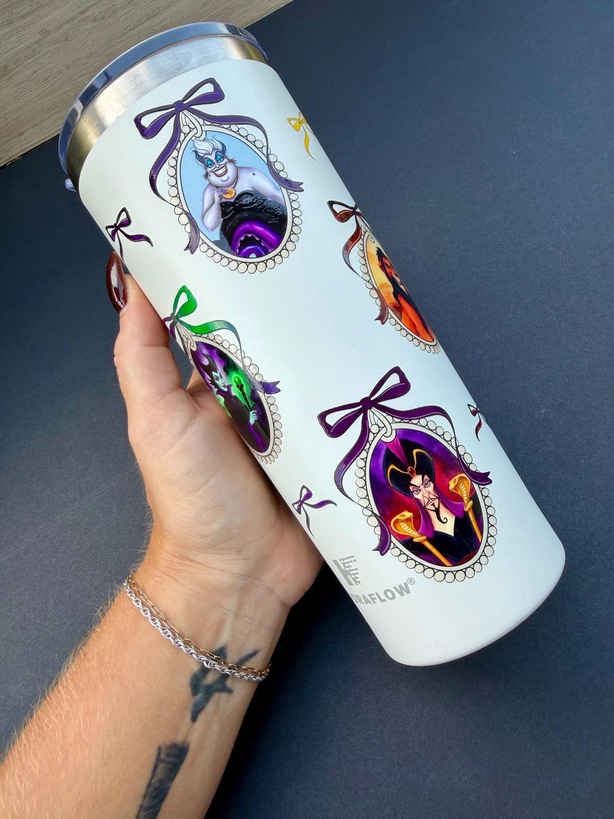 Villains Tumbler 24 oz | Insulated Travel Coffee Cup | Fairytale Inspired Multiple Characters