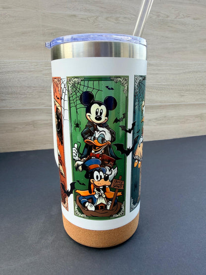 Haunted Mansion Tumbler | Stretching Portraits Coffee Mug | 16 oz HydroSteel Cup | Haunted Mansion Gift | Spooky Halloween Tumbler