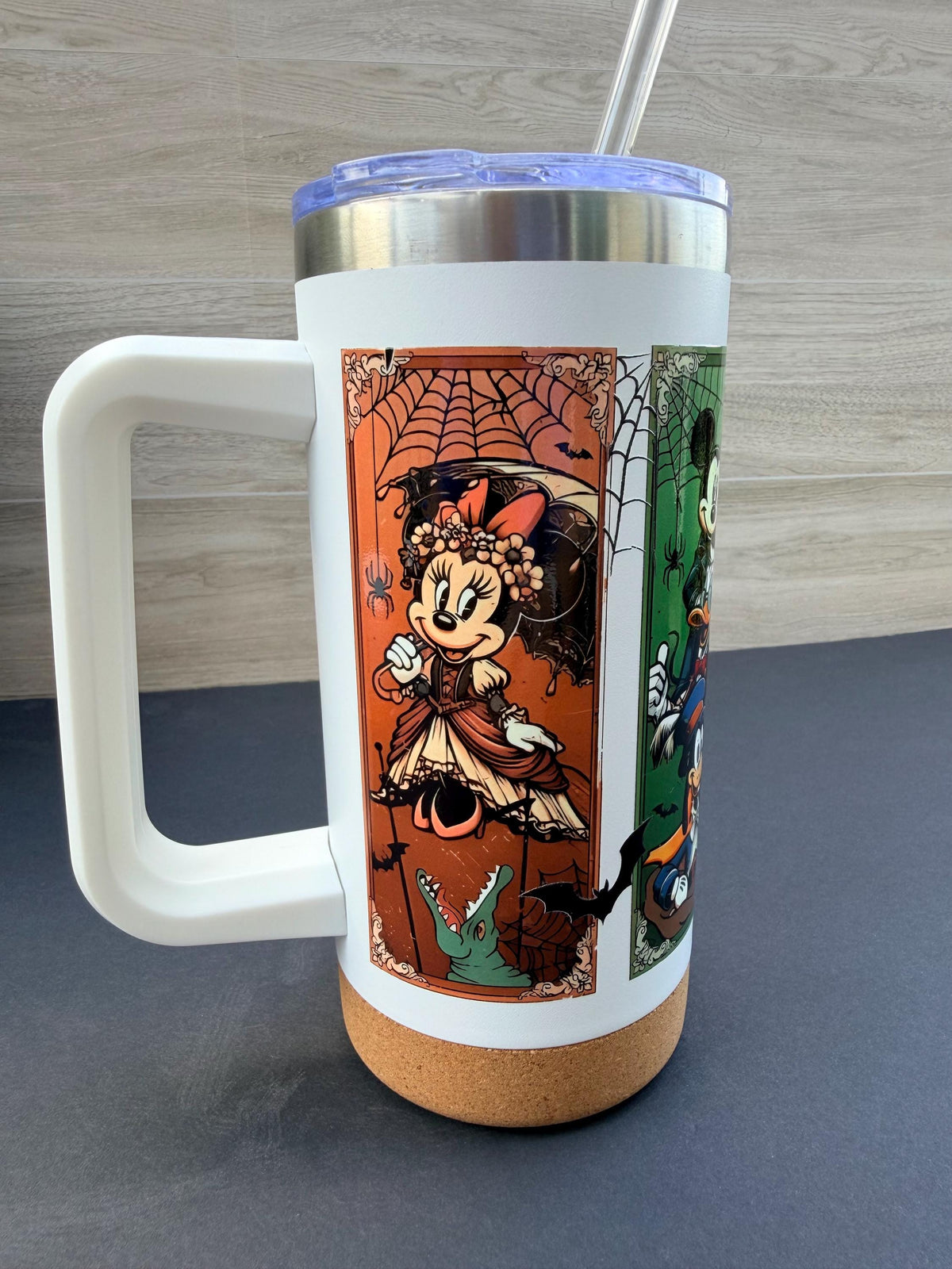 Haunted Mansion Tumbler | Stretching Portraits Coffee Mug | 16 oz HydroSteel Cup | Haunted Mansion Gift | Spooky Halloween Tumbler