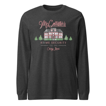 McCallister's Home Security Unisex Long Sleeve Tee - Not Your Mama's Fave