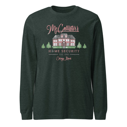 McCallister's Home Security Unisex Long Sleeve Tee - Not Your Mama's Fave